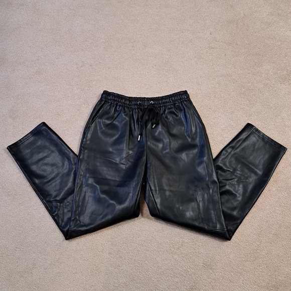 Laundry By Shelli Segal Black Faux Leather Pants - Picture 11 of 11